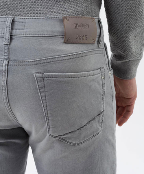 Brax Luxury Men\'s Casual Pants Fine Jeans Imports Hi-Flex – Grey Chuck Silver Ed\'s BNWT