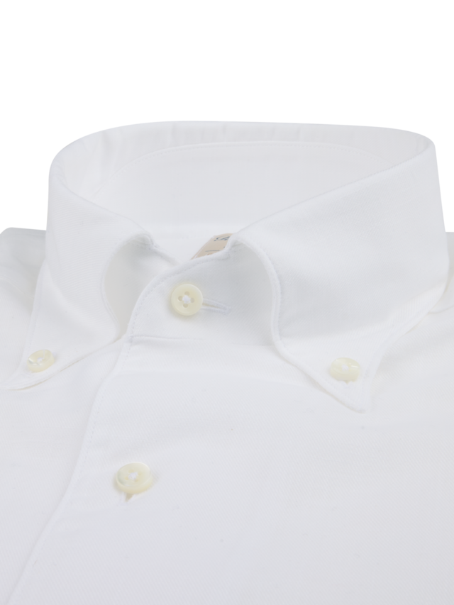 Stenstroms - White Twill Shirt - Fitted Body