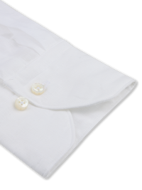 Stenstroms - White Twill Shirt - Fitted Body