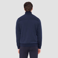 Bugatchi - Full Zip Long Sleeve Sweater - Navy