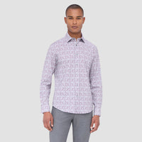 Bugatchi -  James Floral OoohCotton® Shirt - Cement