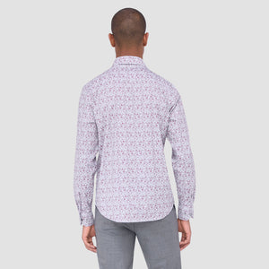 Bugatchi -  James Floral OoohCotton® Shirt - Cement