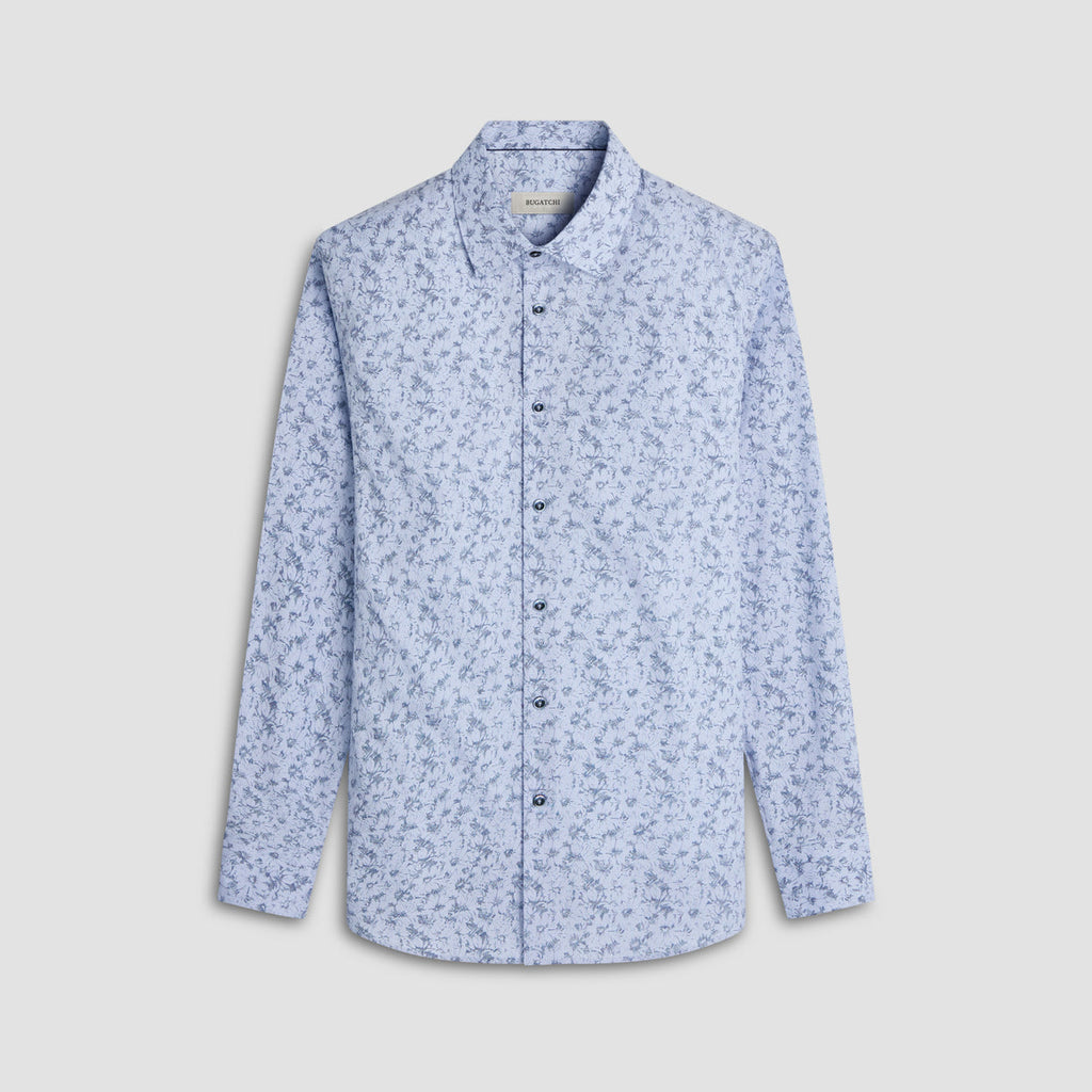 Bugatchi - JULIAN Abstract Shirt - Sky