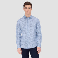 Bugatchi - JULIAN Abstract Shirt - Sky