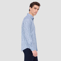 Bugatchi - JULIAN Abstract Shirt - Sky