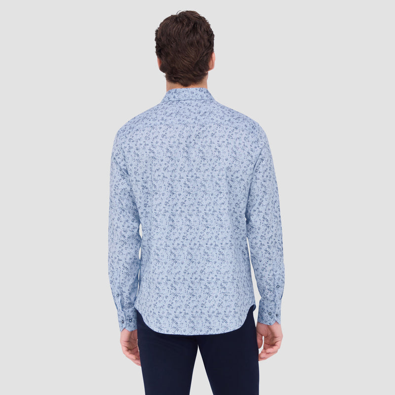 Bugatchi - JULIAN Abstract Shirt - Sky