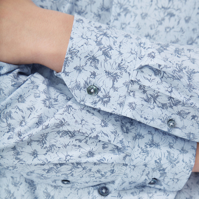 Bugatchi - JULIAN Abstract Shirt - Sky