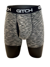 Gitch Underwear - Black/White  - Boxer Brief