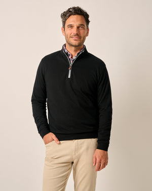 Johnnie - O - The Sully 1/4 Zip Pullover - Black