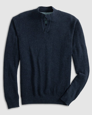 Johnnie - O - Esteban Johnny Collar Sweater - Navy