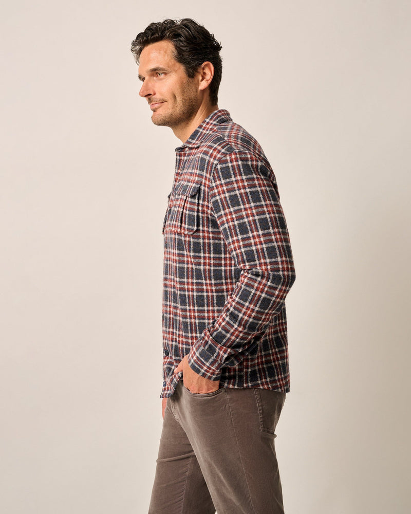 Johnnie - O - Jimmy Stretch Flannel Lodge Shirt