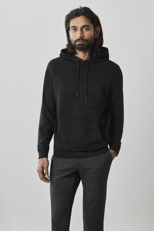 Robert Barakett - Sidewinder Suede Touch Hoodie - Black