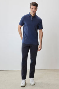 Robert Barakett - Herringbone Polo - Blue Night - SS25