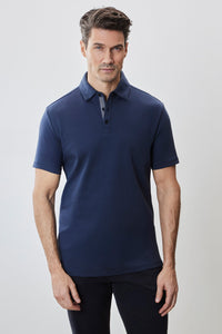 Robert Barakett - Herringbone Polo - Blue Night - SS25