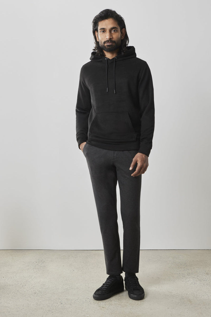 Robert Barakett - Sidewinder Suede Touch Hoodie - Black