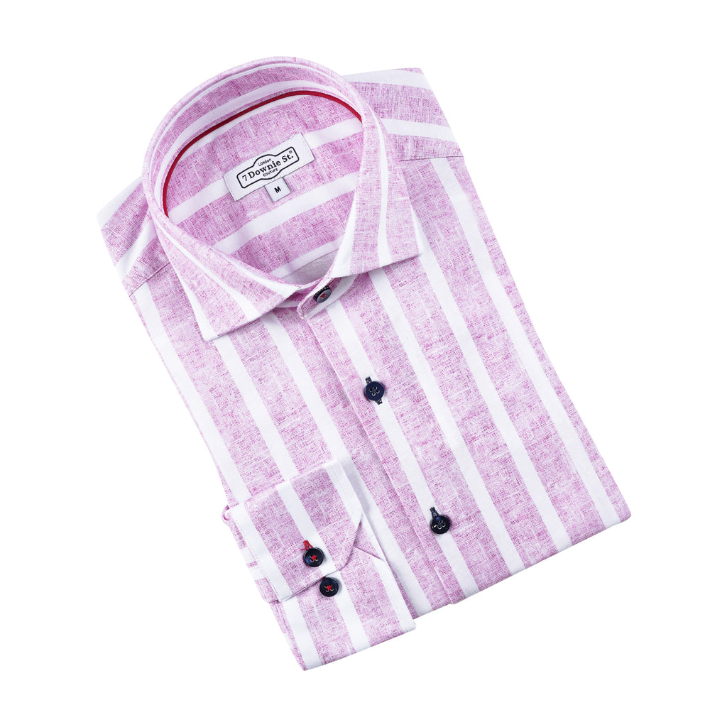 7 Downie St. - Dress Shirt AMORE - Pink