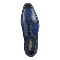 Johnston & Murphy - Larson Plain Toe - Navy Italian Calfskin